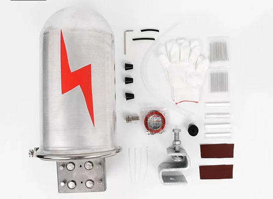 Caja común del metal de AJS para prenda impermeable de la propiedad de lacre de las colocaciones del hardware de OPGW la buena